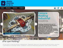 Tablet Screenshot of holdingindustrial.com